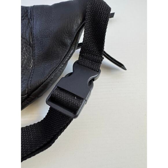 Kooba Panama Leather Belt Bag Black Croc Embossed Waist Crossbody - Picture 11 of 11